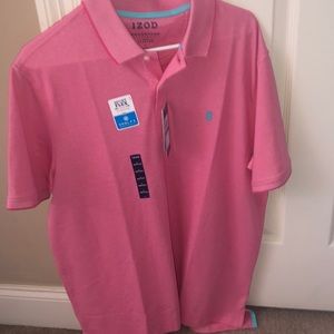 Pink Izod Collar Dress Shirt